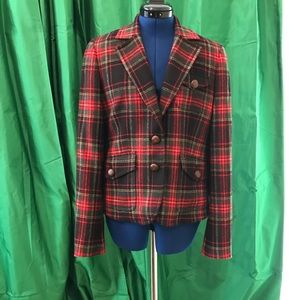 NWOT J. Crew Tartan Jacket